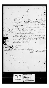 Imagem do(a) Carta de José Maximo Pereira sobre a organização das companhias de ordenança.