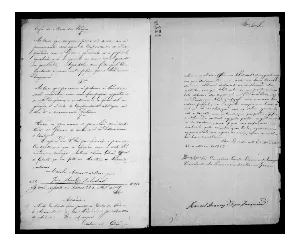 Imagem do(a) Termo de contrato celebrado entre o governo da província e o fazendeiro Gabriel José Junqueira
